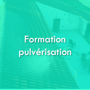formation pulvérisation par drone