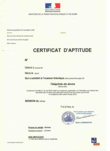 Certificat d'aptitude théorique de télépilote de drone, CATT