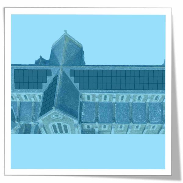Modélisation 3D d'une église pour l'implantation de panneaux photovoltaïques