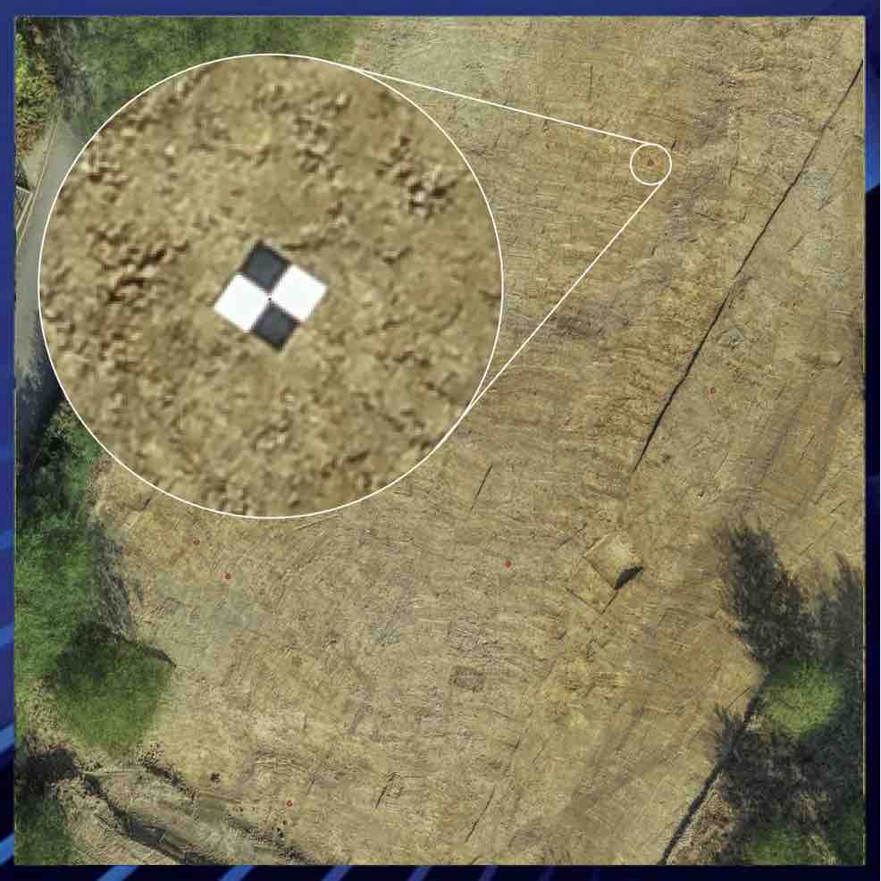 Notre agence AED drone Nantes (Loire-Atlantique), topographie sur chantier d'archéologie