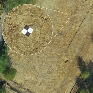 Cartographie et topographie par drone, chantier de fouilles archéologiques
