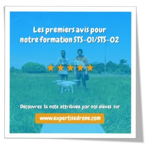 Premiers avis pour notre formation au pilotage en catégorie spécifique STS-01 / STS-02