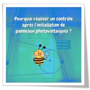 Contrôle thermique après l’installation de panneaux photovoltaïques