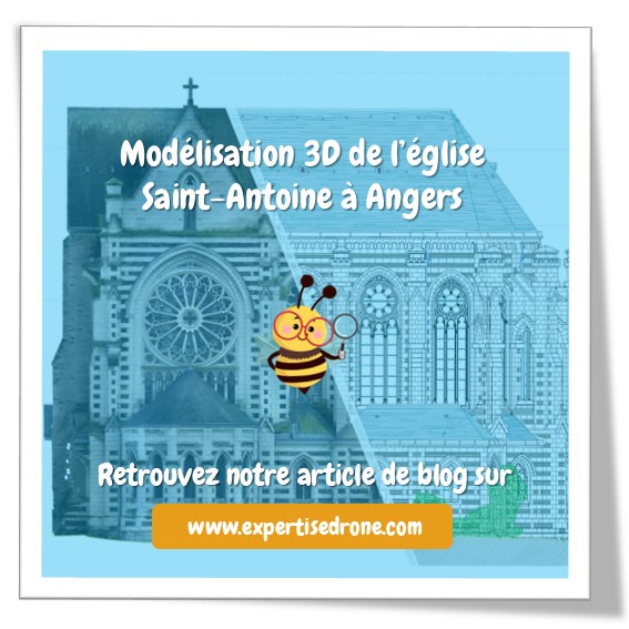 Modélisation 3D de l'église Saint-Antoine à Angers