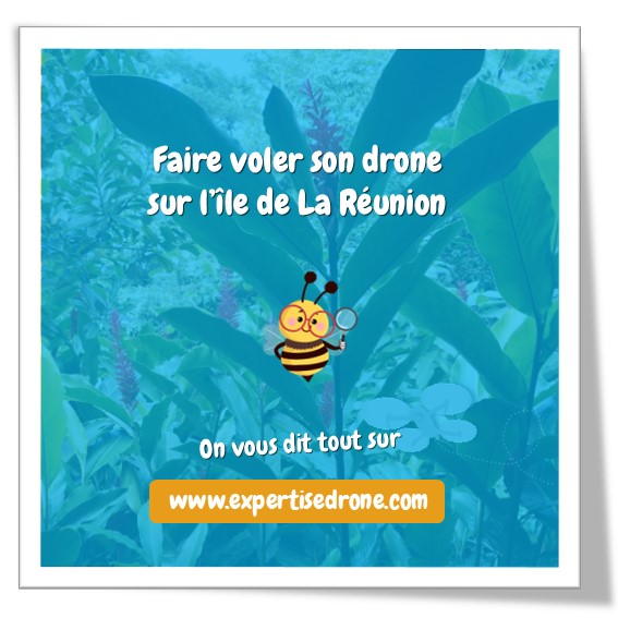 Faire voler son drone sur l'île de La Réunion