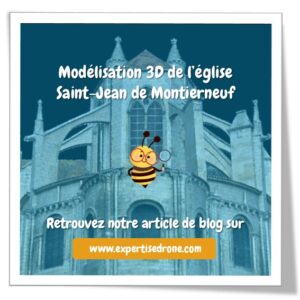 Modélisation 3D de l'église Saint‑Jean de Montierneuf à Poitiers