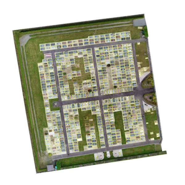Cartographie de cimetière