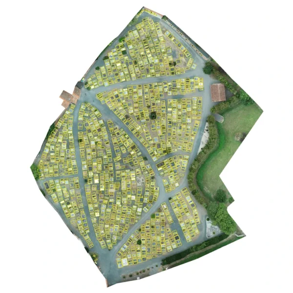 Cartographie de cimetière