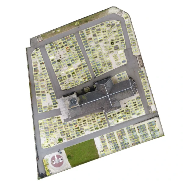 Cartographie de cimetière