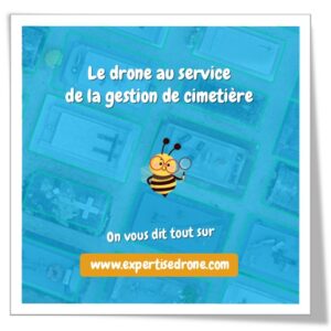 Le drone au service de la gestion de cimetière