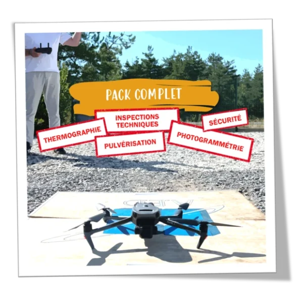 Pack de formation complet : télépilote professionnel de drone et spécialisation métier