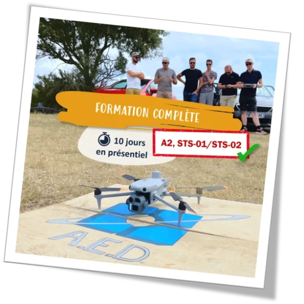 Formation télépilote professionnel de drone