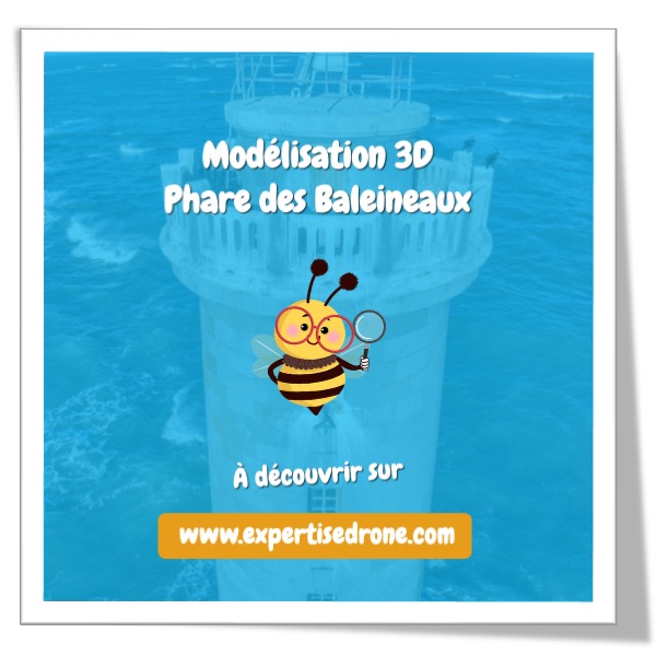 Modélisation 3D du Phare des Baleineaux