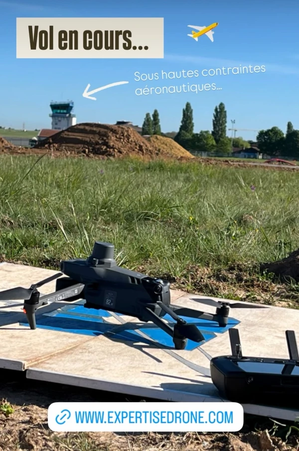 Une mission technique aux abords d’un aéroport