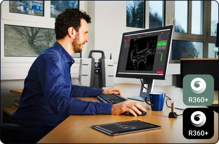 Vente de logiciels professionnels de scanner laser 3D : Leica Cyclone REGISTER R360+