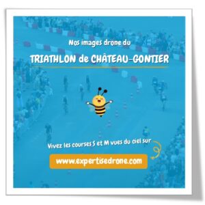 Nos images drone du Triathlon de Château-Gontier