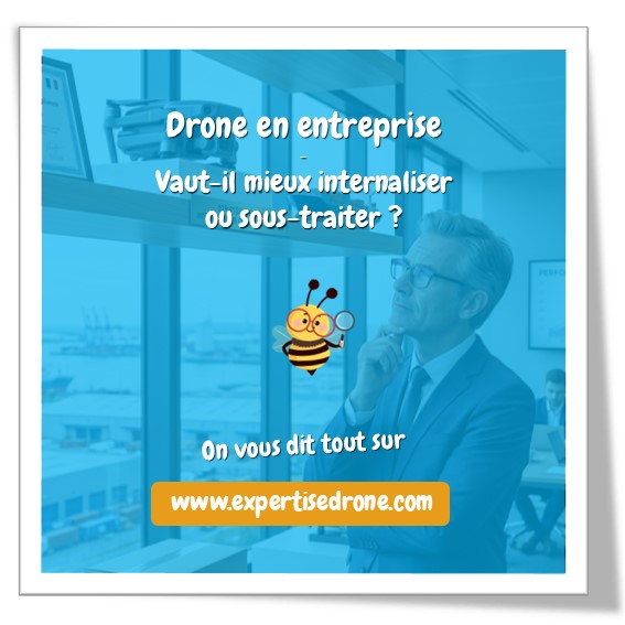 Drone en entreprise : Vaut-il mieux internaliser ou sous-traiter ?