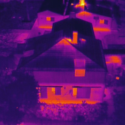 Thermographie : étude de déperdition énergétique par drone