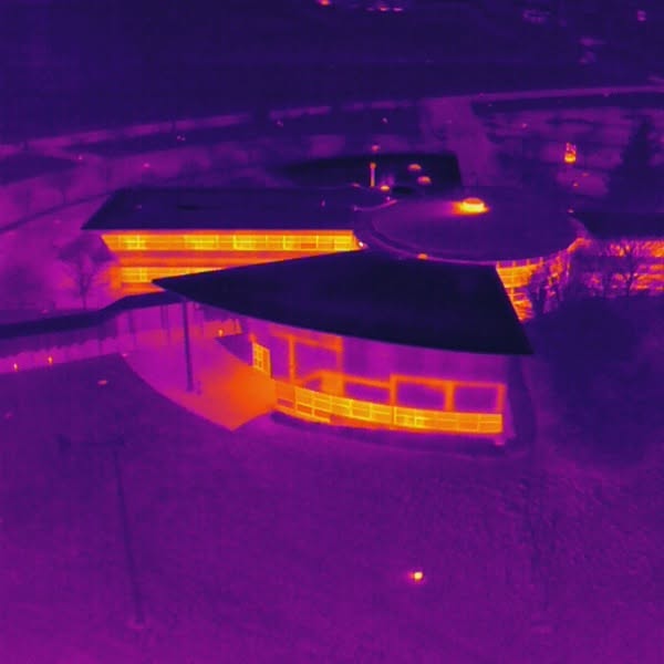 Thermographie : étude de déperdition énergétique par drone