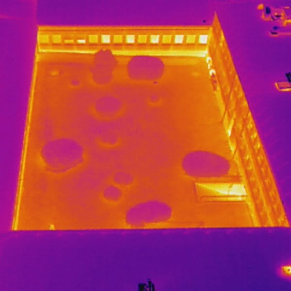 Thermographie : étude de déperdition énergétique par drone