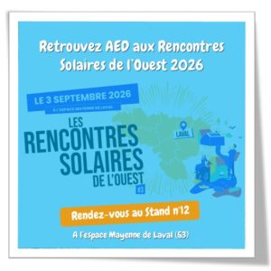 AED aux Rencontres Solaires de l’Ouest 2026 d&rsquo;Atlansun