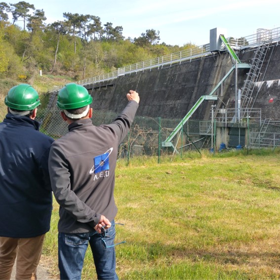 Inspection technique de barrage par drone