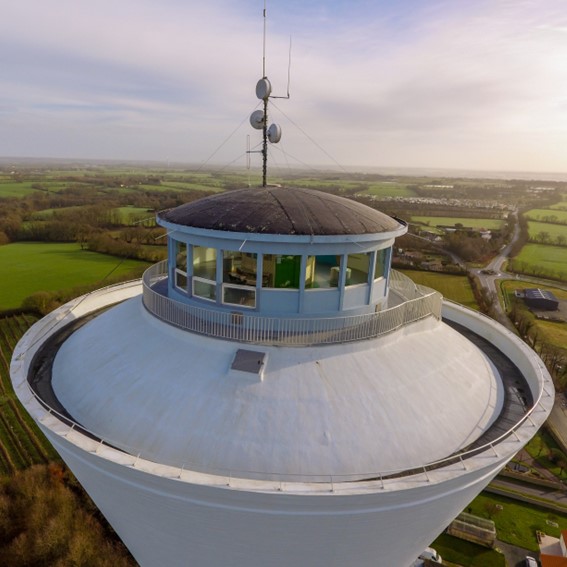 Inspection technique de château d'eau par drone