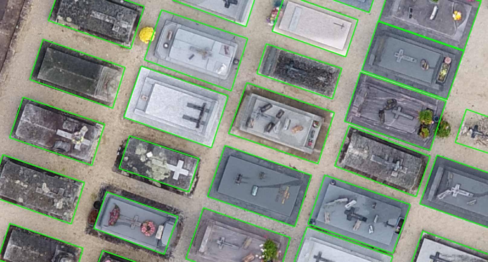 cartographie cimetière drone